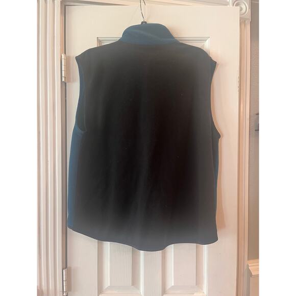 LL Bean Colorblock Fleece Vest Men XL Travel Camping Outdoor Hiking Layer Warm - Picture 3 of 11